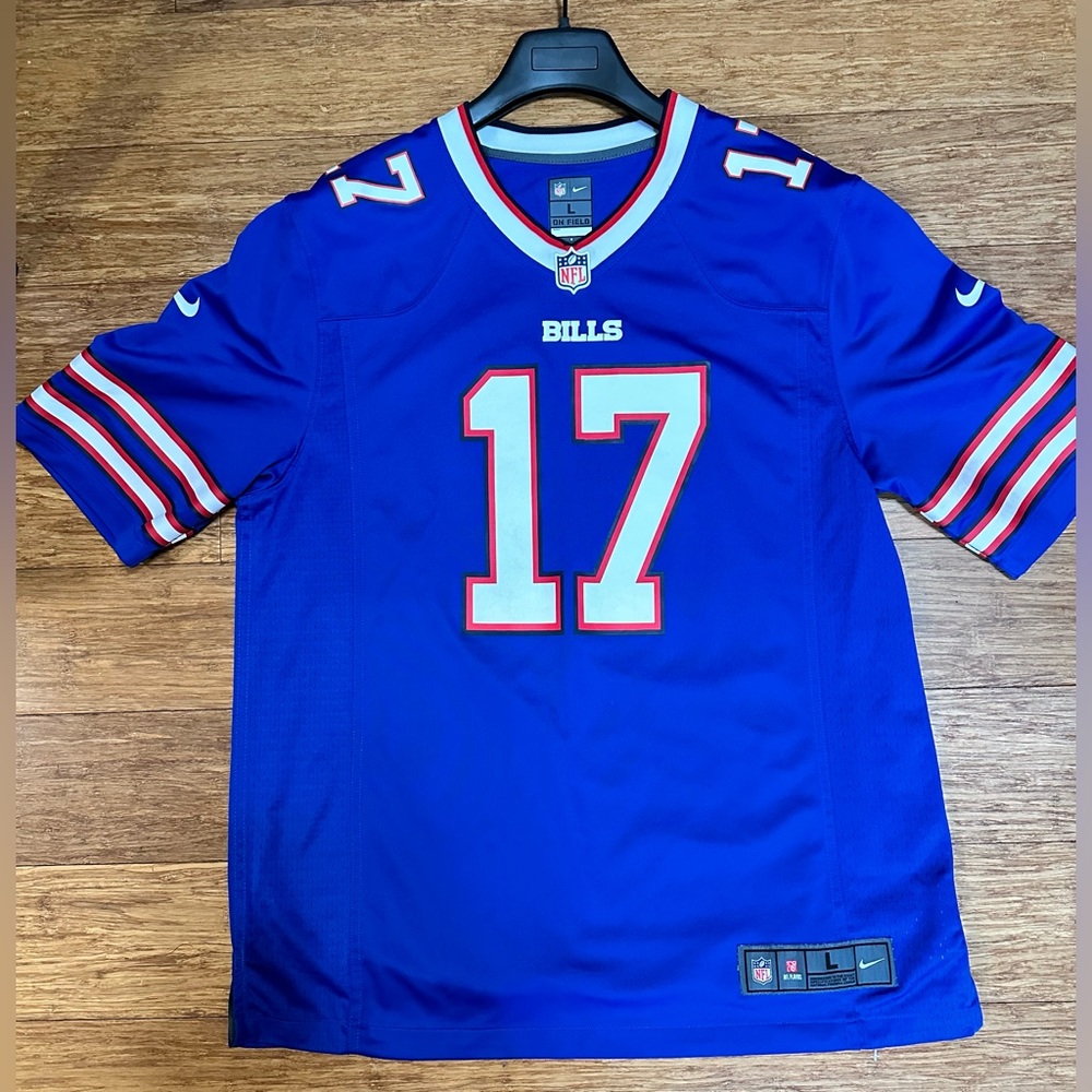 Men’s L Josh Allen NFL Jersey- gently used